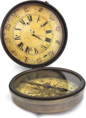 collectiblesBuy New Nautical Ship Compass Wooden Box Compass & Watch Vintage Gift