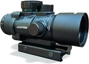 Compact Prism Scope 3.5x30 Etched Glass Illuminated Chevron Reticle