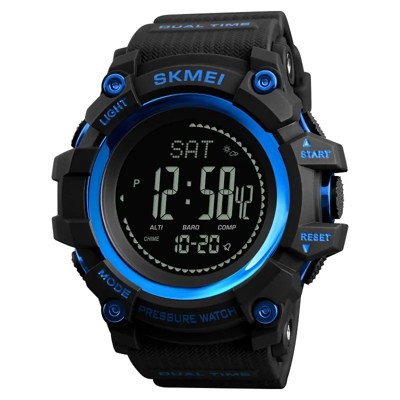 Compass Altimeter Men Original Climbing Competitive Outdoor 1358 For Pedometer Watch Barometer Thermometer End-to-end encryption SKMEI