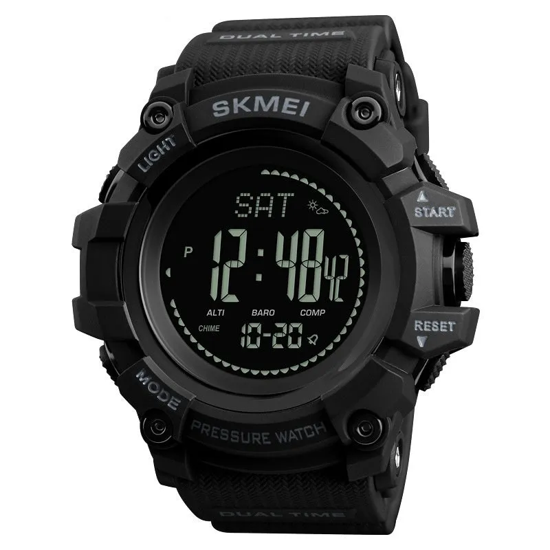 Compass Altimeter Men Original Climbing Competitive Outdoor 1358 For Pedometer Watch Barometer Thermometer End-to-end encryption SKMEI