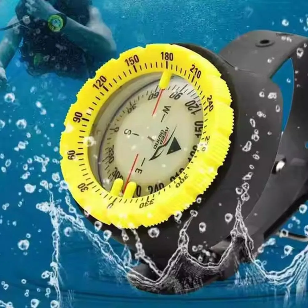 Compass Digital Compass Dive Compass Wrist Compass Marine Compass for Outdoor Sports Diving Survival Emergency