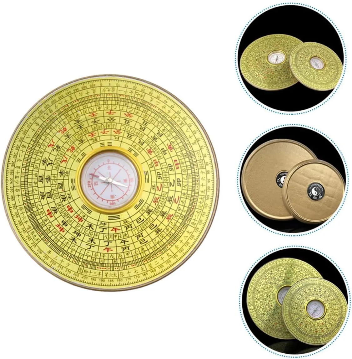 Compass Hiking Car Desktop Money Decorations House Decorations for Home Lucky Ancient Chinese