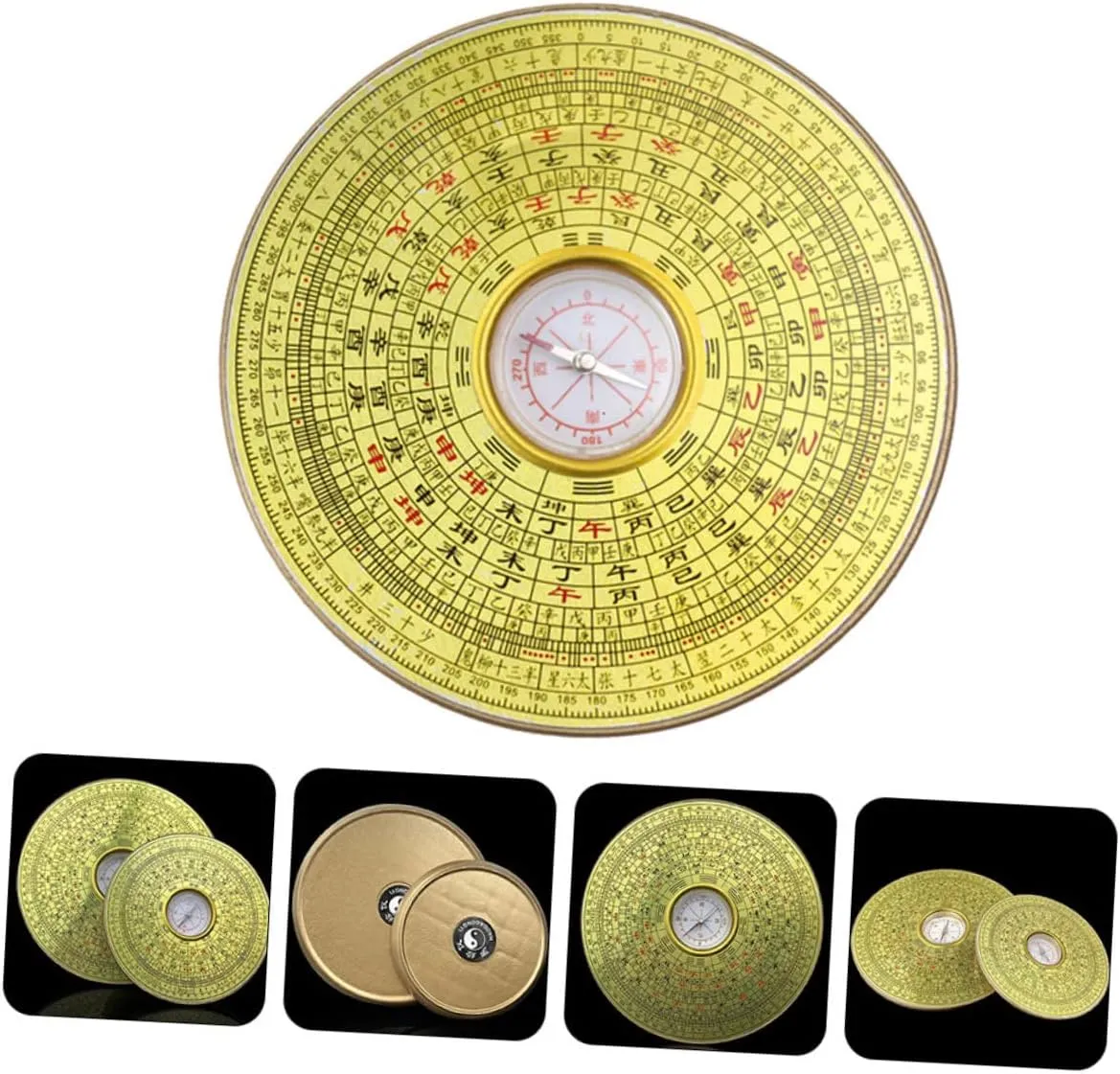 Compass Hiking Car Desktop Money Decorations House Decorations for Home Lucky Ancient Chinese