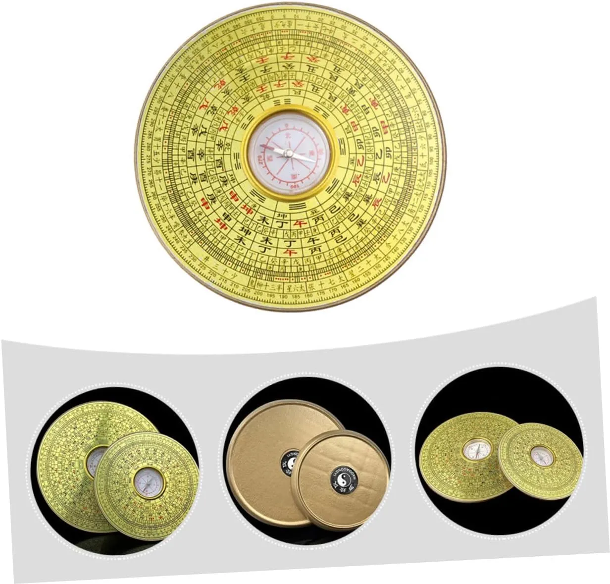 Compass Hiking Car Desktop Money Decorations House Decorations for Home Lucky Ancient Chinese