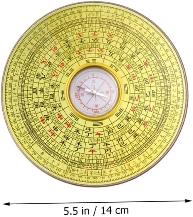 Compass Hiking Car Desktop Money Decorations House Decorations for Home Lucky Ancient Chinese