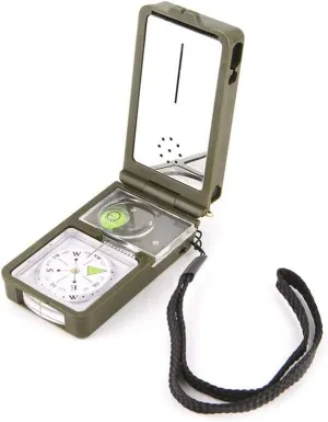 Compass Mirror Adjustable Declination - Compass Hiking Survival - Map Reading Compass Orienteering - Mirror Compass Hunting Fishing - Camping