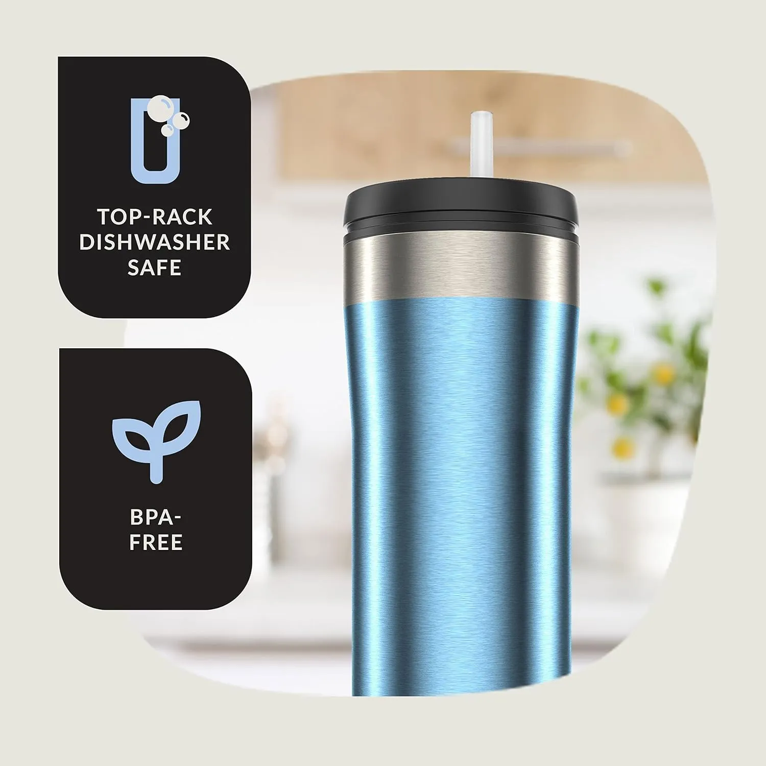 Contigo Dark Ice Beverage|Water Bottles, 24 oz