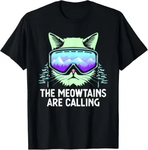 Cool Snowboard For Men Women Kids Ski Lover Mountain Skier T-Shirt