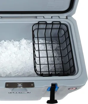 Cooler Basket for Lifetime 77 Qt, 115 Qt, or Ozark Trail 73 Quart Ice Chest - Wire Rack Mounts Inside - Cooler Accessories for Lifetime and Ozark Trail