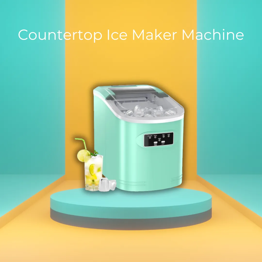 Countertop Ice Maker Machine, 9 Cubes Ready in 6 Mins