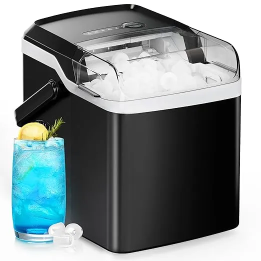 Countertop Ice Maker Machine, 9 Cubes Ready in 6 Mins