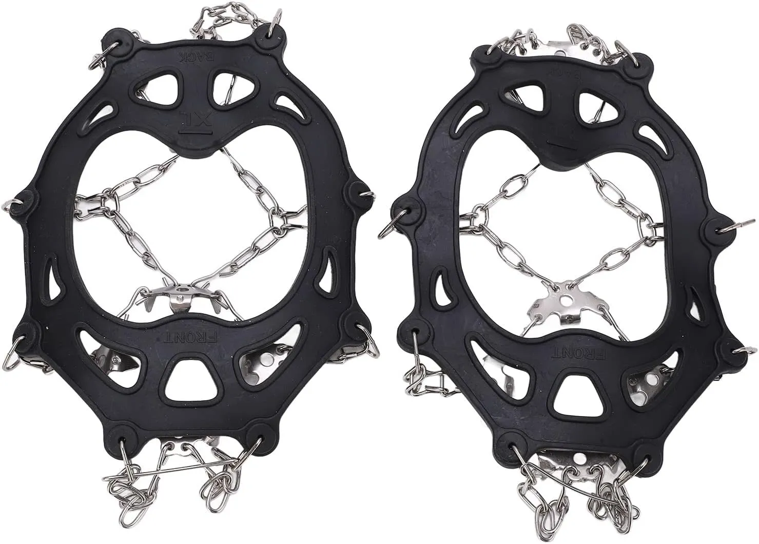Crampons for Shoes, Ice Cleats Snow Grips for Shoes Stainless Steel Spikes
