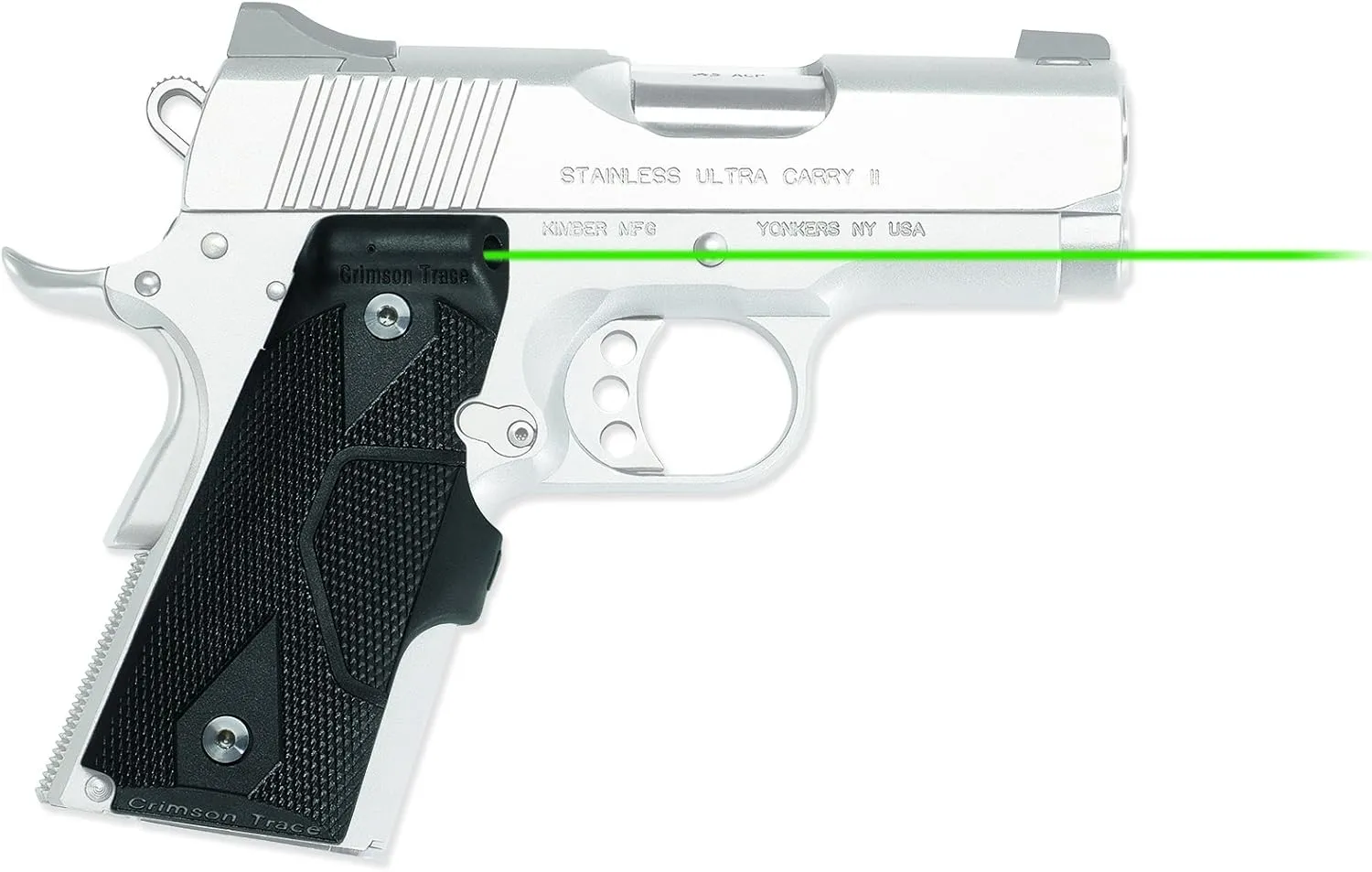 Crimson Trace LG-404 and 404G Lasergrips Laser Sight with Instinctive Activation for 1911 Compact, Defensive Shooting and Competition