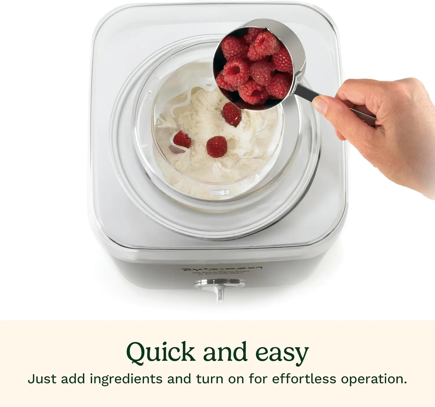 CUISINART Ice Cream Maker, Ice Cream and Frozen Yogurt Machine, 2-Qt. Double-Insulated Freezer Bowl, Silver, ICE30BCP1