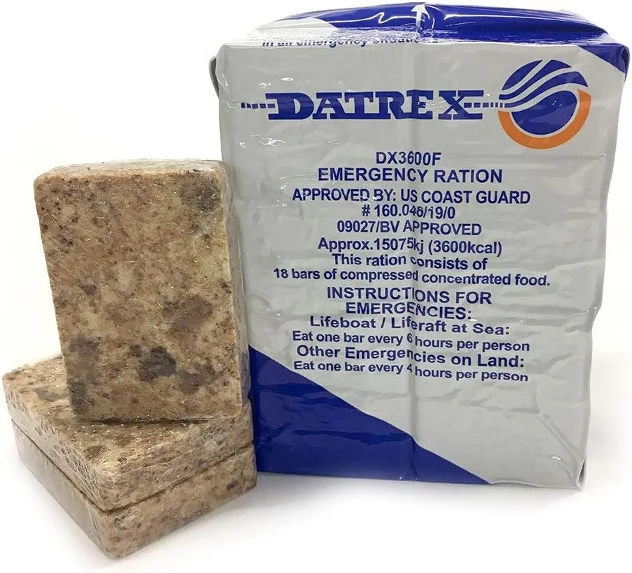 Datrex 3600 Emergency Food Bar - 3 Day/72 Hour Bar - Single Pack