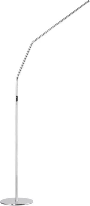 daylight Slimline 4™ LED Table Lamp in Brushed Steel - 6,000K, 3,200 Lux, 4 Brightness Levels, USB-C Charging Port, Anti-Glare Diffuser, Flexible Design, Art & Craft, Sewing, Nail Salon