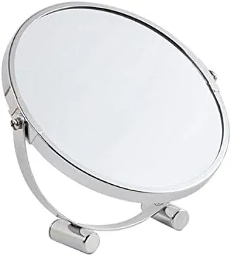 Desktop Double Sided Makeup Mirror Bathroom Home Office Desktop Decorative Mirror