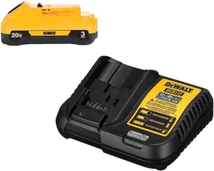 DEWALT 20V MAX Battery Pack with Charger, 3 Ah, Extra Long Run Time (DCB230C)