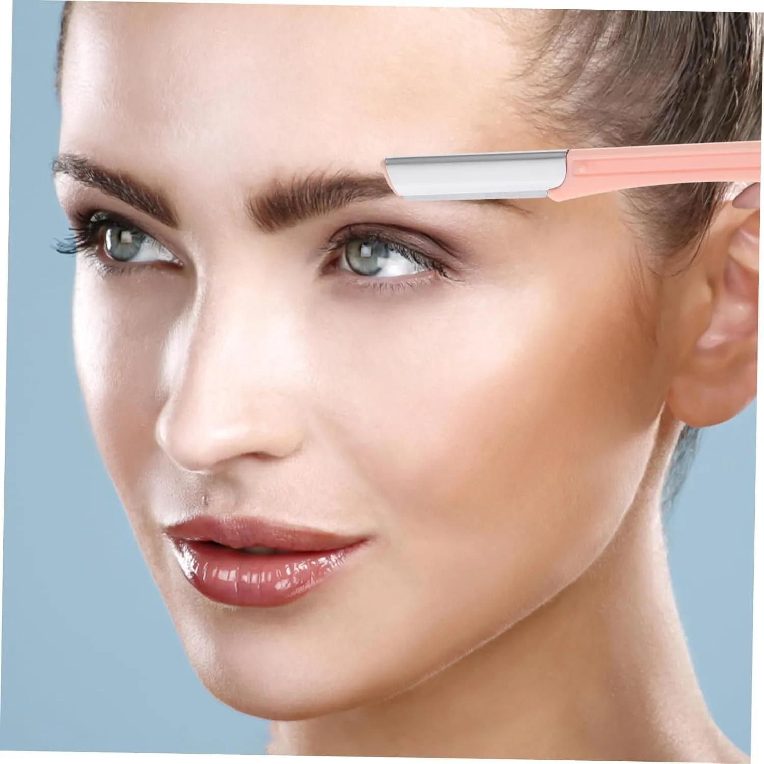 Didiseaon 3sets Facial Razor for Women Eyebrow Grooming Kit Stainless Steel Eyebrow Trimmer Easy to Use Compact for Travel 3pcs*3