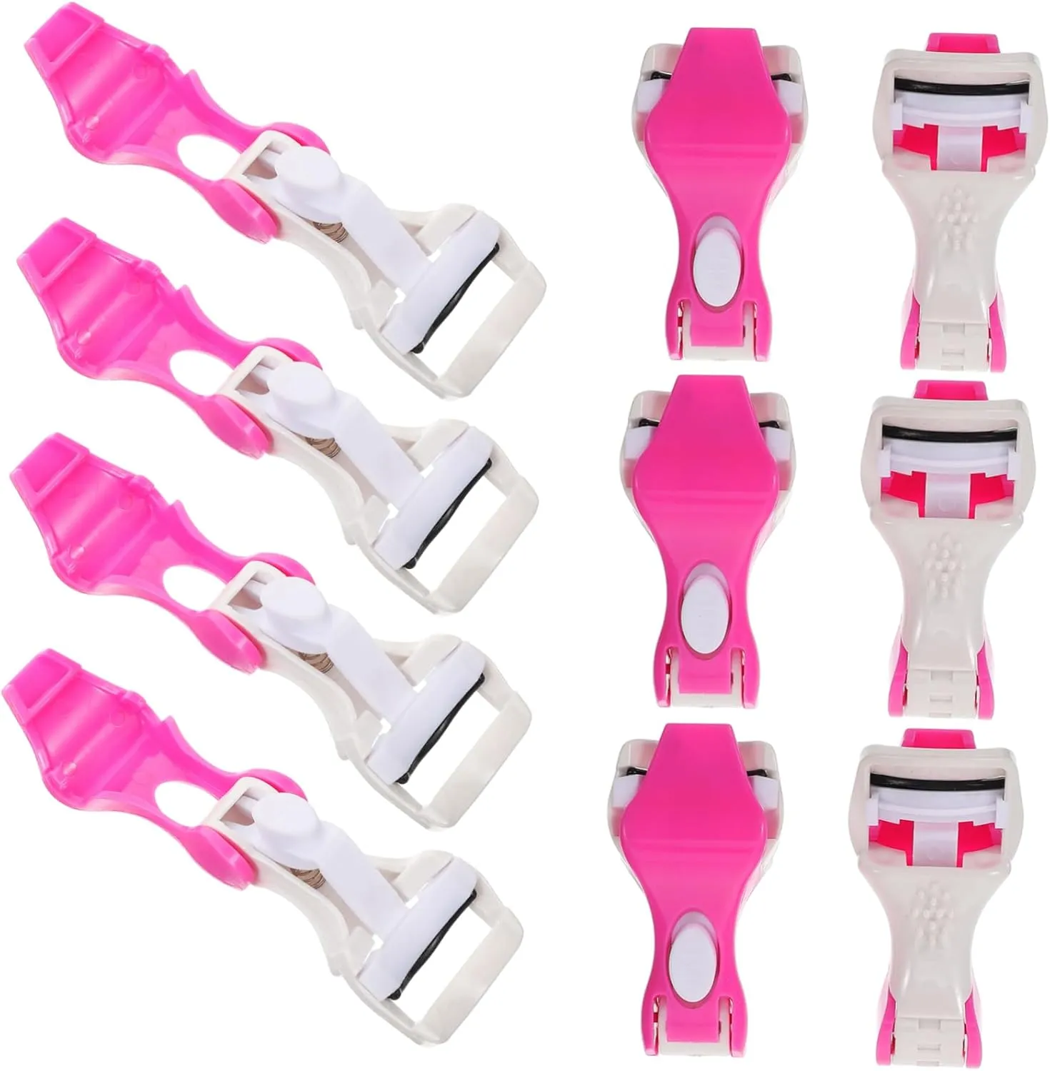 Didiseaon Eyelash Curlers Compact Lash Curler 10pcs Manual Eyelash Curling Tool Natural Curling Effect