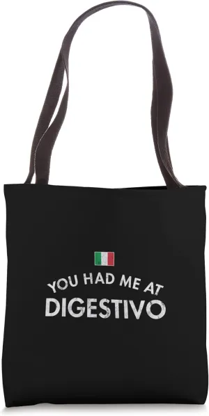 Digestivo Ammazzacaffè Coffee Conclude Meal Drink Grappa Ice Tote Bag