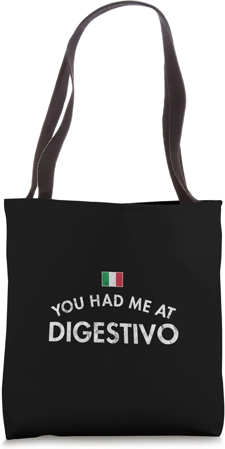 Digestivo Ammazzacaffè Coffee Conclude Meal Drink Grappa Ice Tote Bag