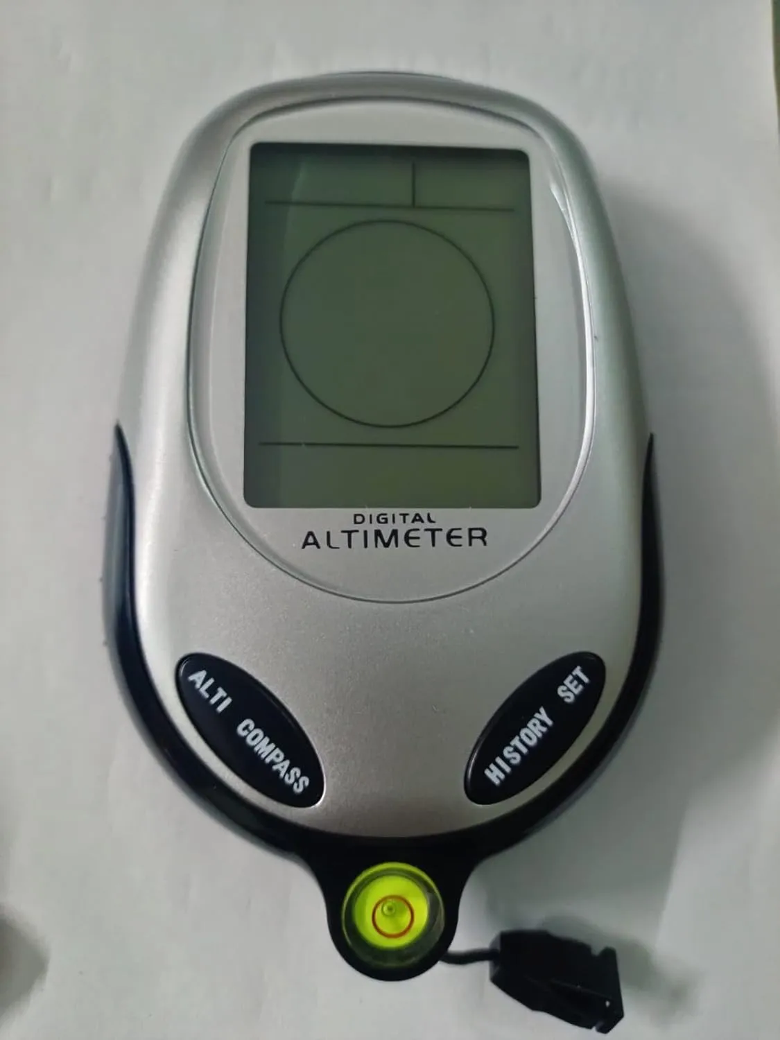 Digital Altimeter with LCD Display, Barometer and Temperature Gauge, Built-in Compass Level