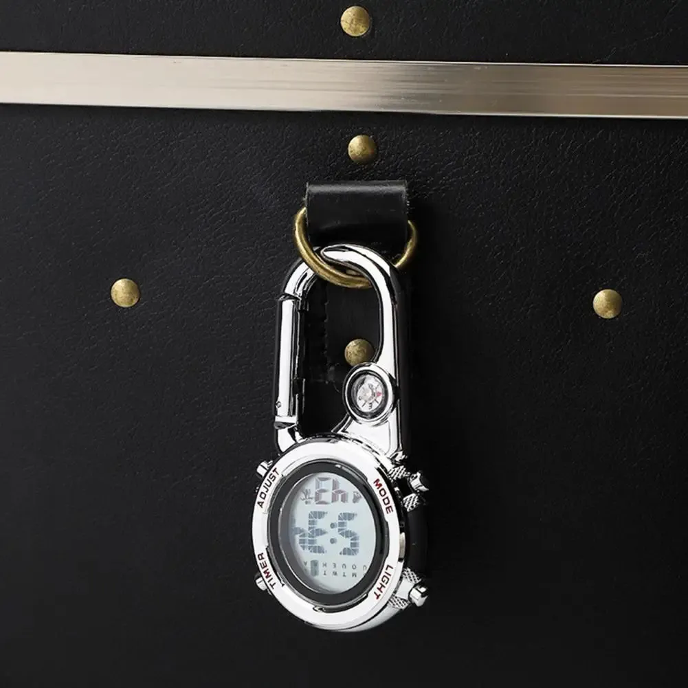 Digital Carabiner Watch - Anti-Oxidation, Shock-Resistant Outdoor Timepiece