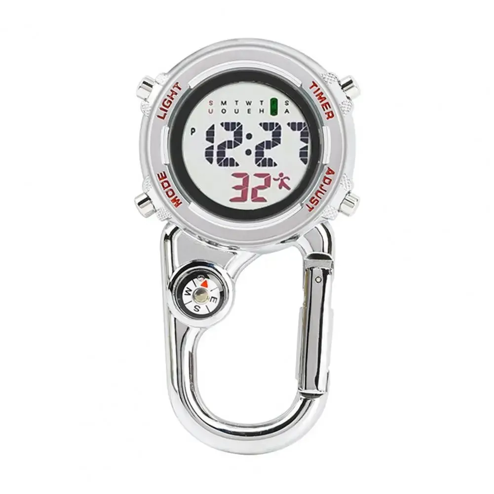 Digital Carabiner Watch - Anti-Oxidation, Shock-Resistant Outdoor Timepiece