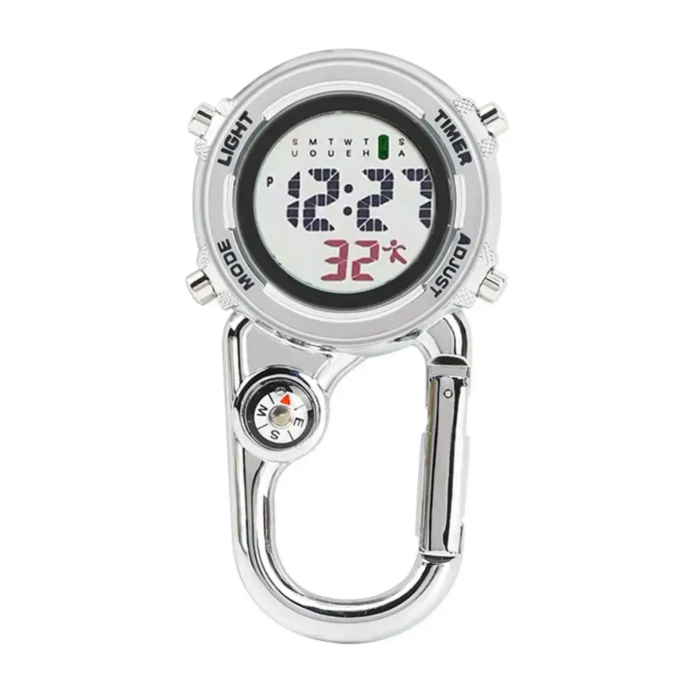 Digital Carabiner Watch - Anti-Oxidation, Shock-Resistant Outdoor Timepiece