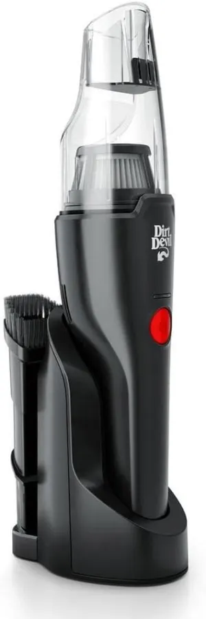 Dirt Devil Grab and Go  8V Cordless Handheld Vacuum Cleaner, Powerful Suction, Lightweight, Includes 2-in-1 Tool and Charging Stand with Tool Storage, Portable Vacuum Cleaner