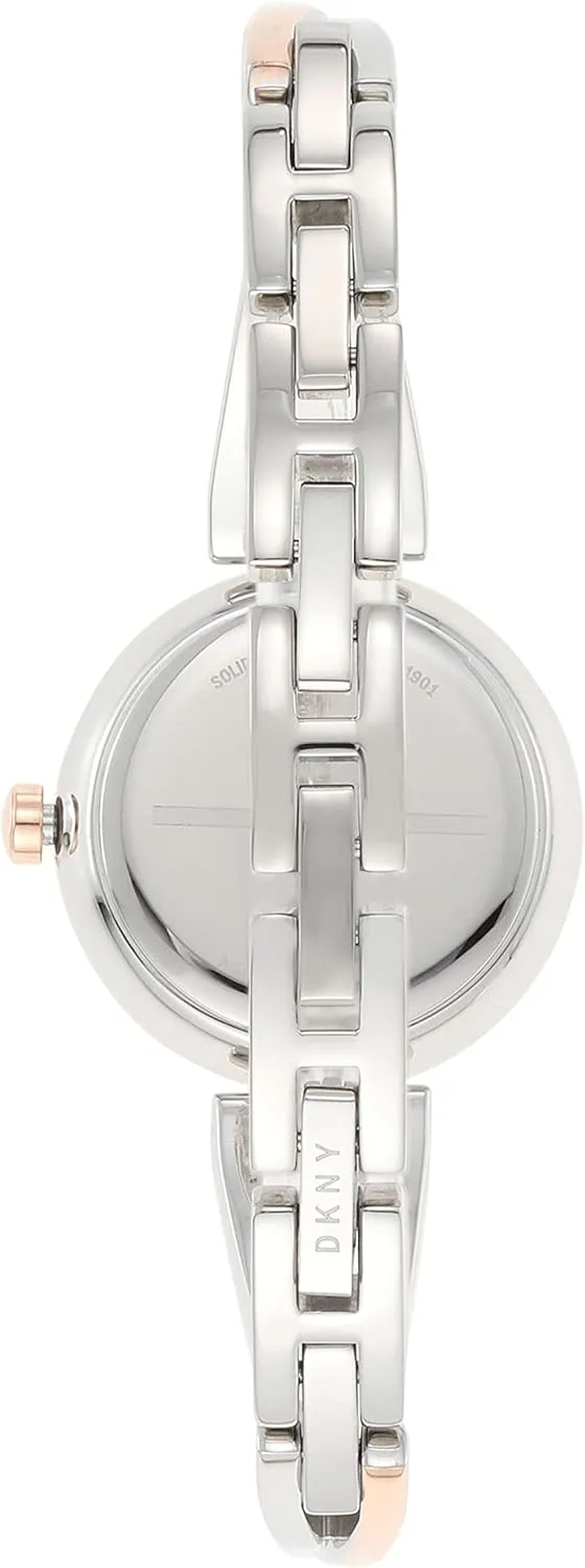 DKNY Women's Crosswalk Stainless Steel Jewelry-Inspired Dress Watch
