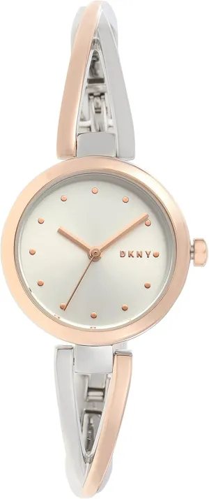 DKNY Women's Crosswalk Stainless Steel Jewelry-Inspired Dress Watch