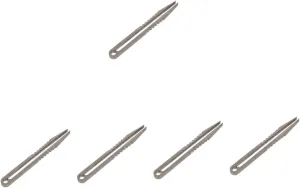 DOITOOL 5pcs Mini Titanium Alloy Tweezers Lightweight Outdoor Tool for Precision Tasks Non-magnetic Design for Crafting Electronics and More