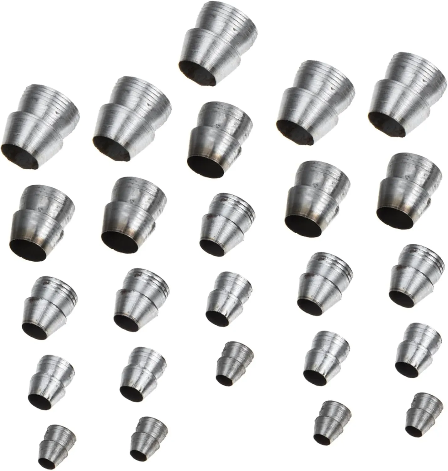 DOITOOL Hammer Axe Steel Wedge Set 25pcs Practical Iron Wedges Small Steel Handle for Woodworking Masonry