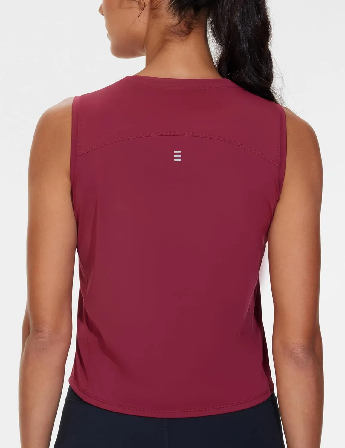 Dragon Fit Women Sleeveless Yoga Tops Workout Cool T-Shirt Running Short Tank Crop Tops