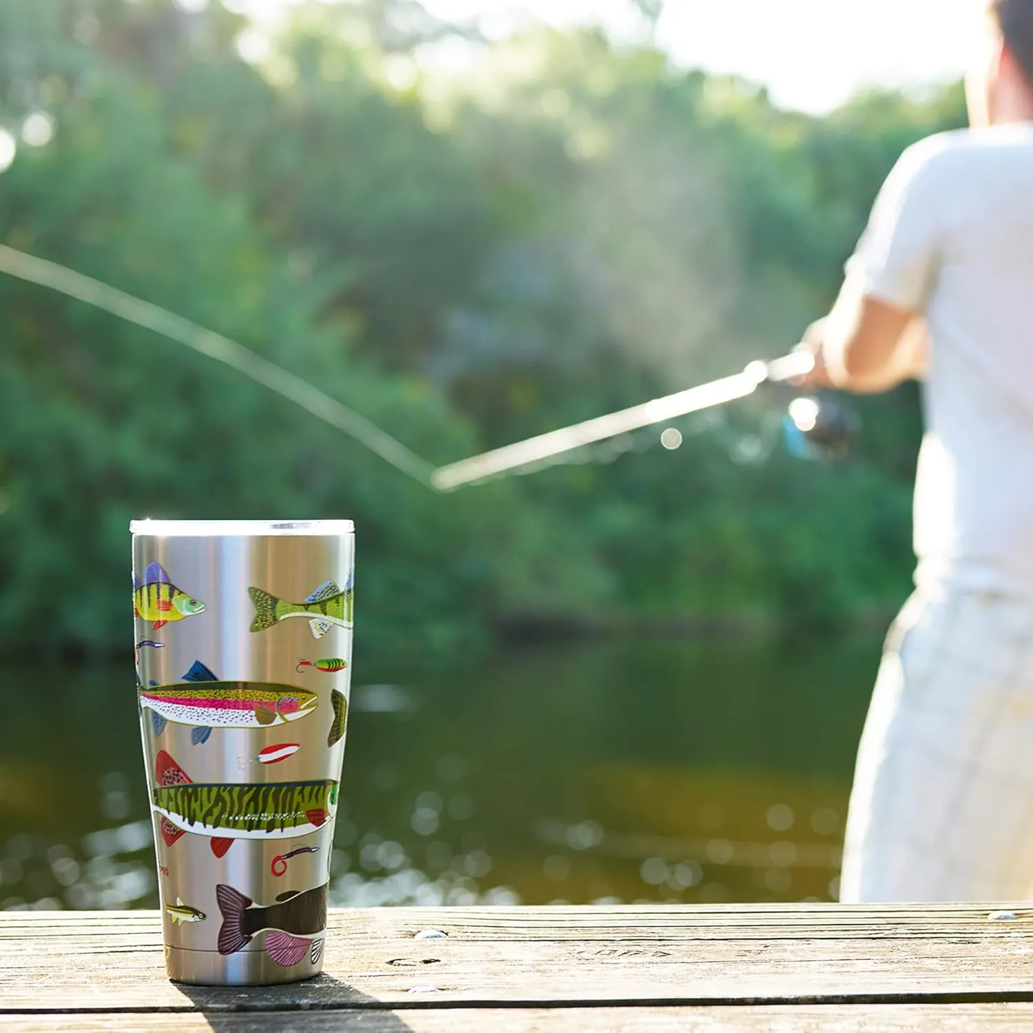 Dragonfly Mandala 20 oz Stainless Steel Tumbler with lid