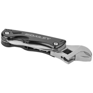 DUTY ADJUSTABLE MULTI-TOOL WRENCH with LED Light in Black Solid