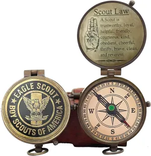 Eagle Scout Compass Gift Compass with Wooden Case, Eagle, Scaut of America, Graduation, Eagle Ceremony