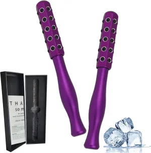 Elarique Glow Sculpting - Beauty Roller, Uplift Facial Massaging Beauty Tool, Facelift Pro Roller, Massage Face Tool, Cooling & Sculpting, Portable with Ergonomic Handle, for Skincare (2PCS)