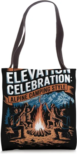 Elevation Celebration Alpine Camping Style Alpine Camping Tote Bag