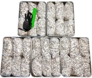 Emergency Fire Starter Kit Magnesium 6 Bags for Camping Hiking Bushcraft Survival Outdoor Hurricane Outage Light Weight Portable   1 Tin Box