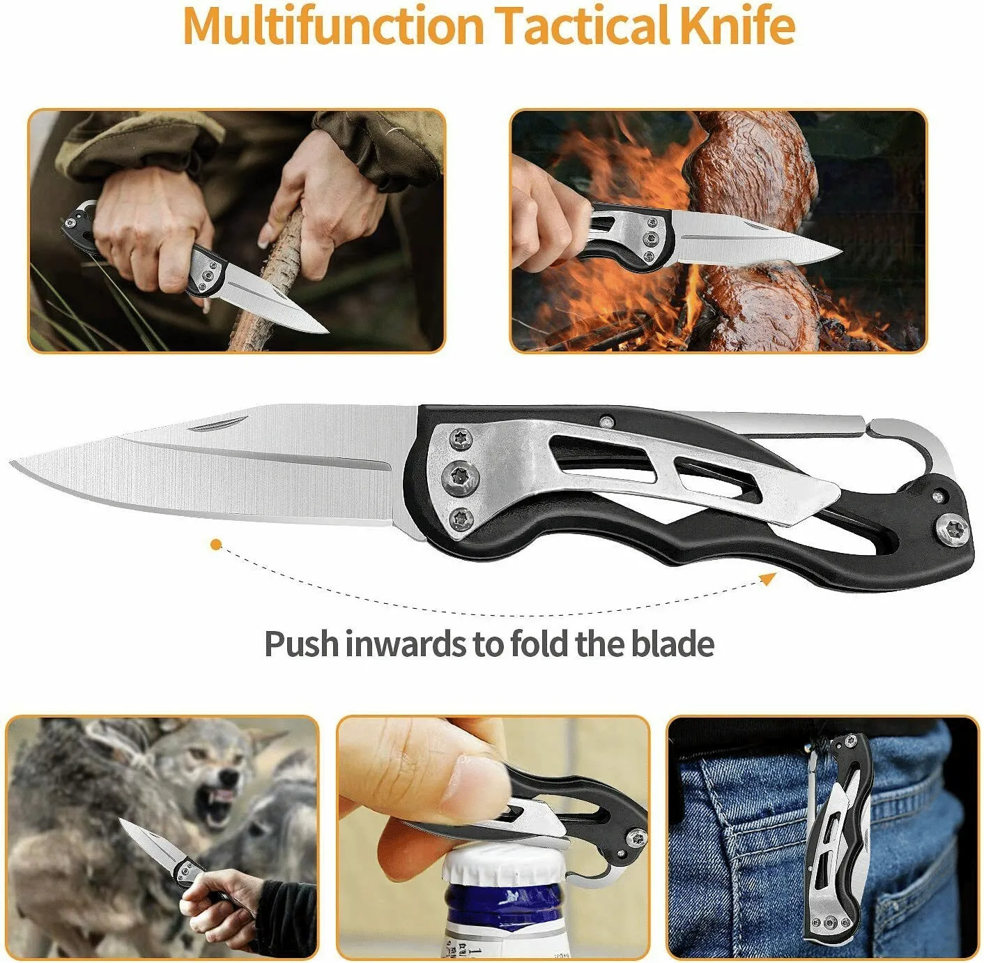 Emergency Optimized Kit Set 14-In-1 Outdoor Hiking Highly recommended Camping Box Survival Case Gear Tactical