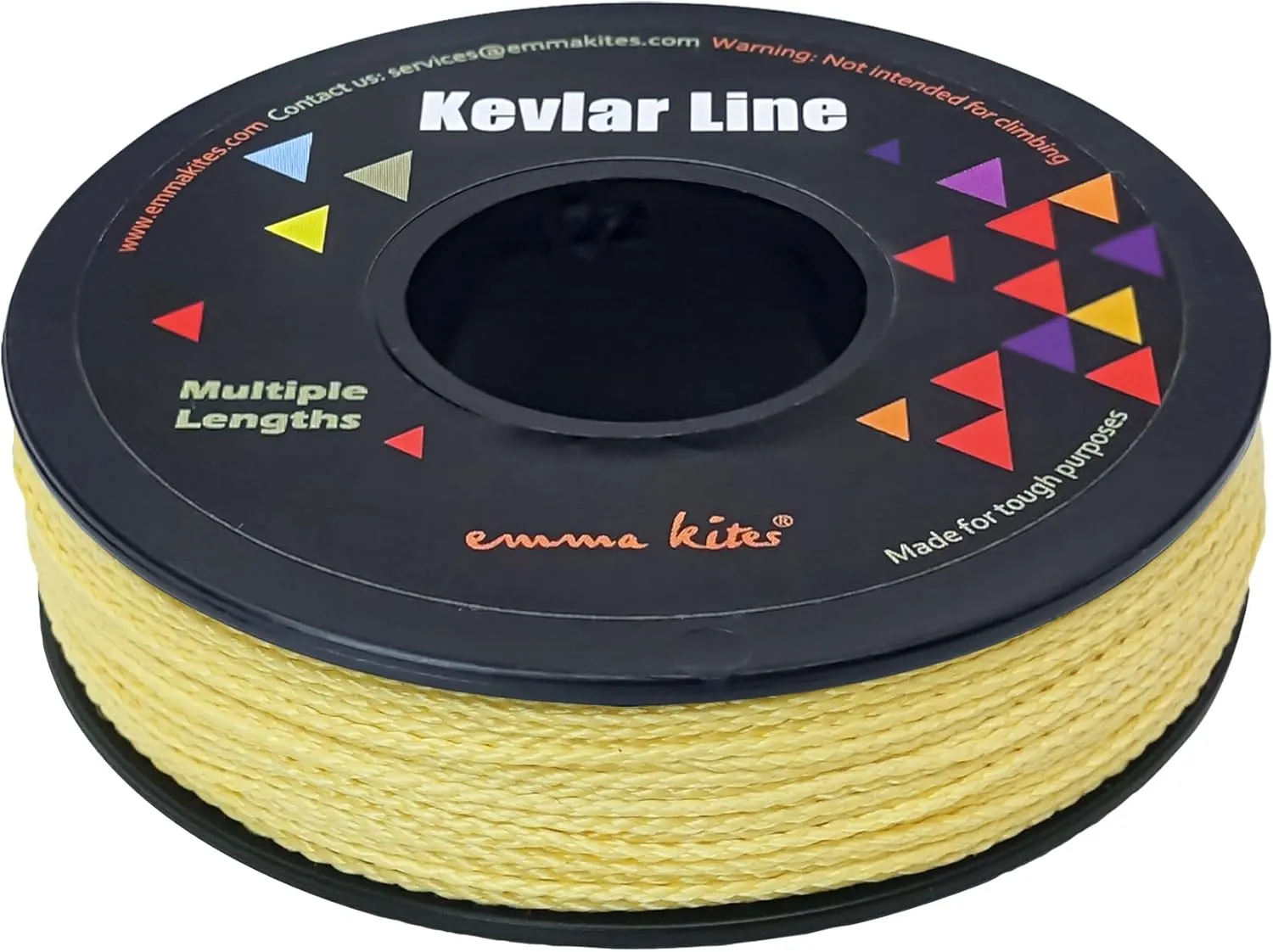 emma kites 100% Kevlar Braided String Utility Cord 100Ft 550Lb Abrasion Flame Resistant, Tactical Survival Fishing Assist Cord Model Rocket Paracord Trip Line Camping Cordage