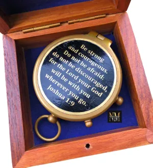 Engraved Brass Compass Solid Brass Directional Engraved Compass, Antique Vintage Directional Compass Camping, Baptism Gifts for Boys Girls, First Confirmation Gifts for Boys, Gifts for Men