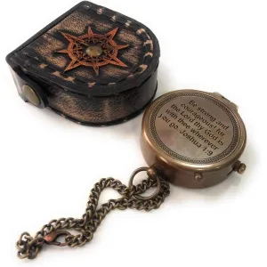 Engraved Compass for Confirmation Gifts, Baptism Gifts, Best Easter, Christian Gifts for Men