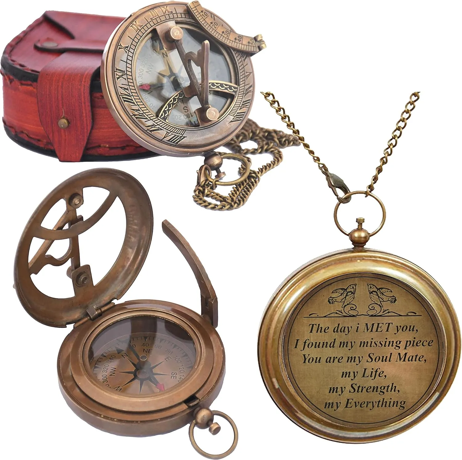 Engraved Compass, Gift for Husband,Anniversary,Wedding Gift for Him, Long Distance Boyfriend Gift, Fiance Gift I Miss You Long Distance Relationship Gift for Army Boyfriend Gift