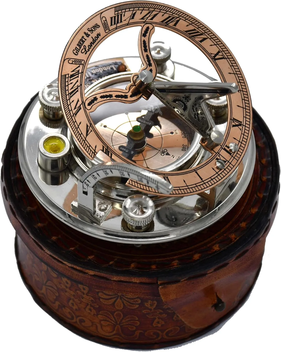 Engraved Nautical Compass - Personalized Compass for Men, Groomsmen, Hiking, Corporate, Wedding Gifts