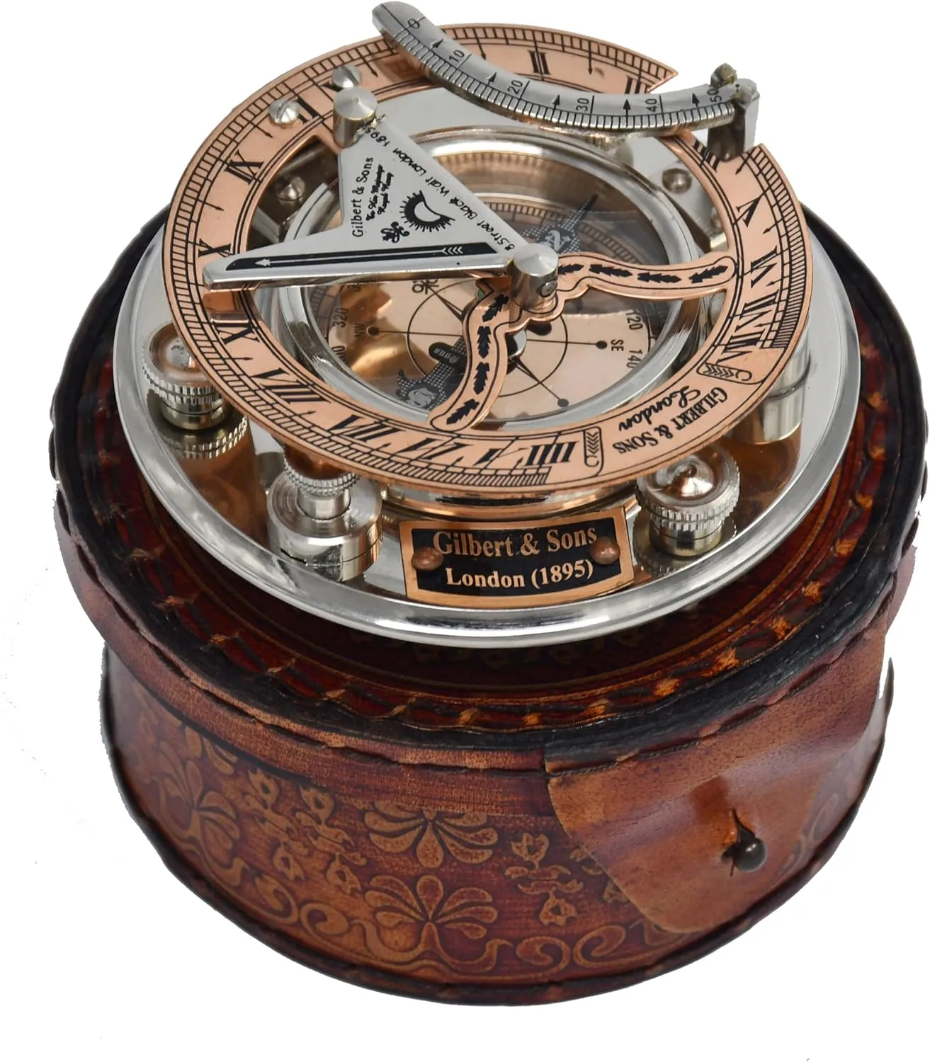 Engraved Nautical Compass - Personalized Compass for Men, Groomsmen, Hiking, Corporate, Wedding Gifts