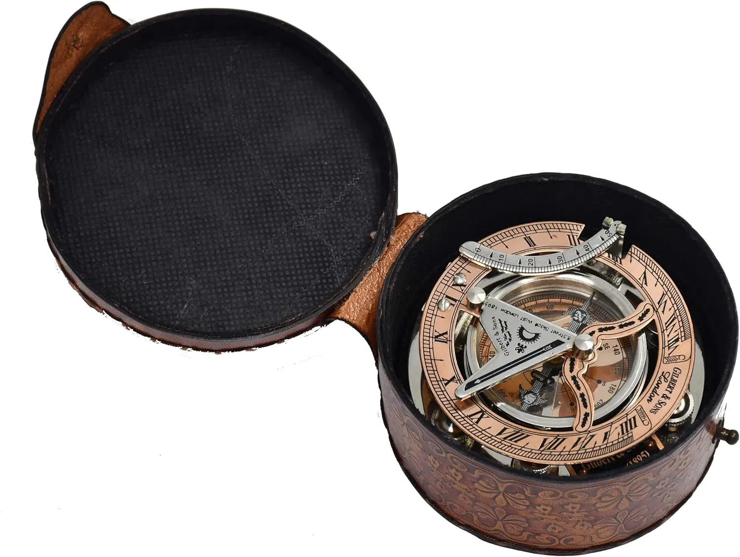 Engraved Nautical Compass - Personalized Compass for Men, Groomsmen, Hiking, Corporate, Wedding Gifts